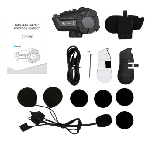 Imagen 5 de 5 de Manos Libres Casco Moto Bluetooth Tipo Intercomunicador