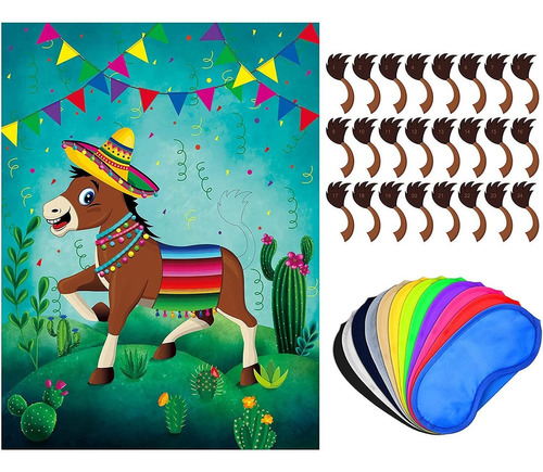 Juego De Fiesta Pin The Tail On The Donkey, Póster De ...