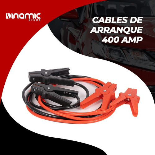 Imagen 2 de 8 de Cable Arranque Encendido Emergencia Auto 400 Amp + Envio.