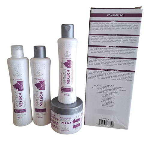 Kit Ameixa Negra 4 Unidades: Fios Hidratados E Fortes