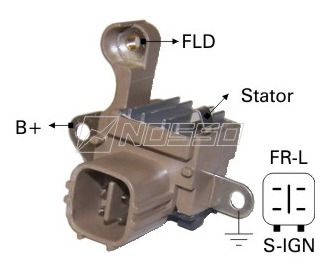 Imagen 1 de 7 de Regulador Alternador N-denso Toyota Hilux 2005/-2009