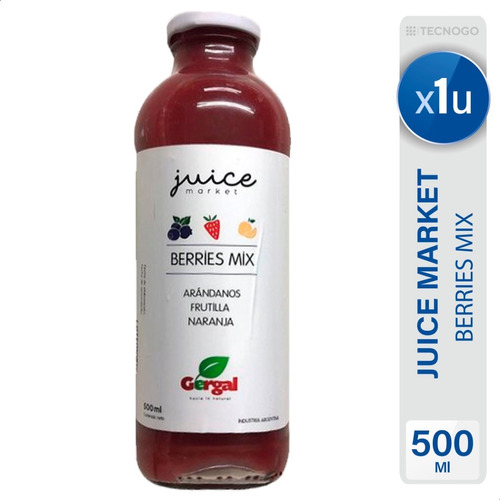 Jugo De Frutas Juice Market Berries Mix Gergal