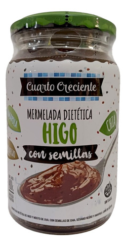 Mermelada De Higo Con Semilla Sin Tacc Cuarto Creciente 400g