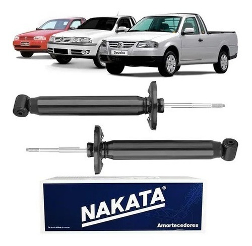 Par Amortecedor Traseiro Saveiro G2 G3 G4 1998 A 2009 Nakata