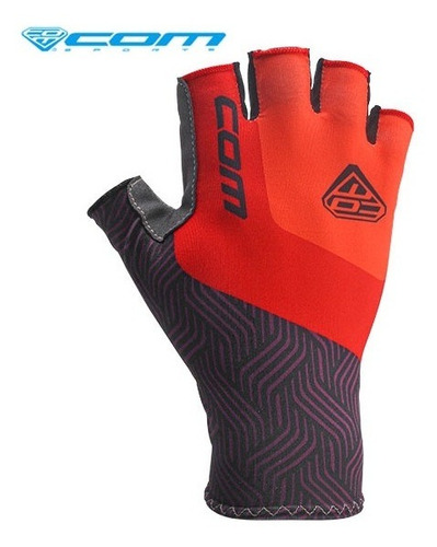 Guantes Bicicleta Dedos Medios Palm Cuero Genuino Y Silicona