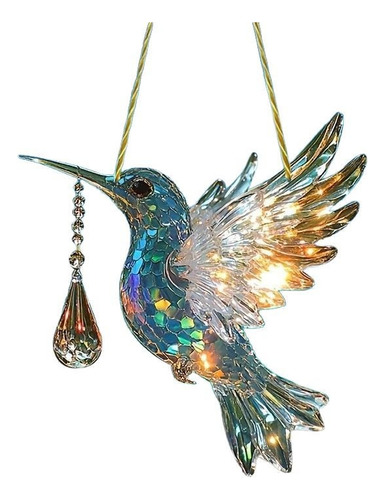 Colgante De Colibrí Plano En Forma De C Para Decoración De C