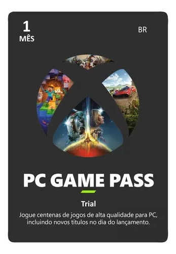 Xbox Game Pass Pc 1 Mes Trial (brasil)