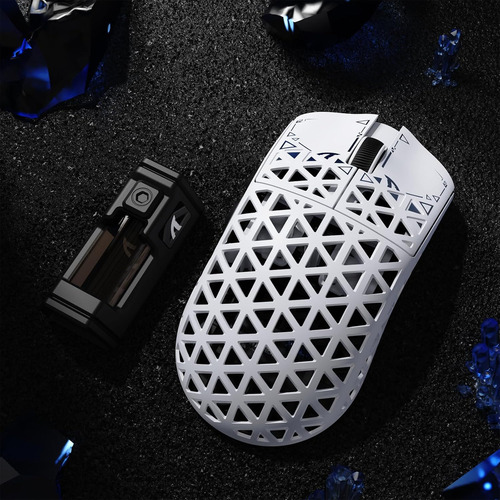Ratón Inalámbrico Para Juegos Attack Shark R5 Ultra 8k De Fi Color Blanco