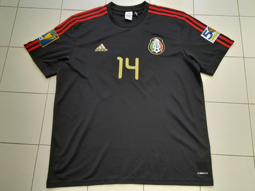 México Selección Jersey Negro Chicharito Versión Aficionado