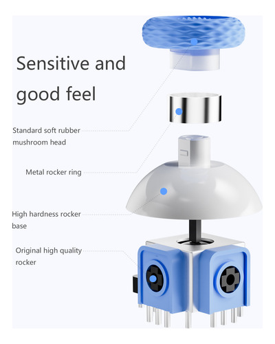 Control Pro Inalámbrico Para Switch/oled/lite Ks33 Linyuvo Blanco Con Azul
