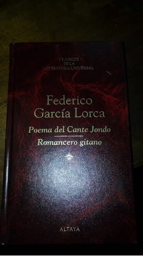 Libro Poema Del Cante Jondo/ Romancero Gitano