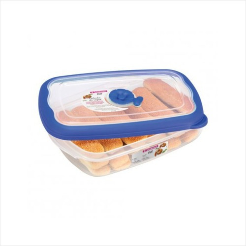 Pote Retang Plastico 1,26l Sanremo 719/5 Livre De Bpa