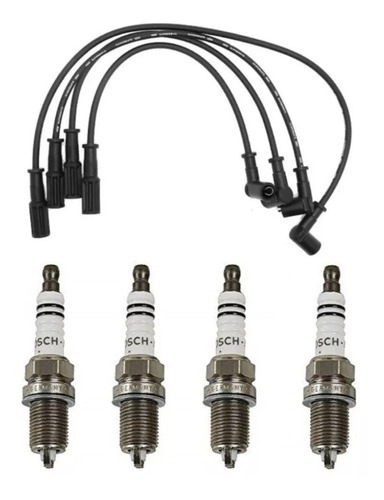 Kit Cables + Bujias Fiat Uno Duna S 1.4 Spi Monopunto