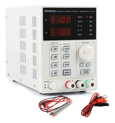 Fuente De Poder Variable Regulable Korad 0 A 30v Dc 5a 4 Dig