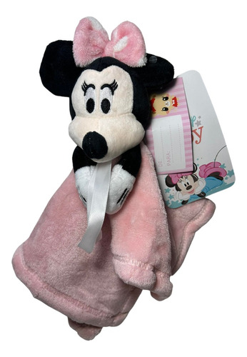 Naninha Infantil Minnie Mouse Rosa Baby Disney Original