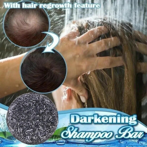 Sabonete De Shampoo Natural Para Cabelos Que Escurecem O Cab