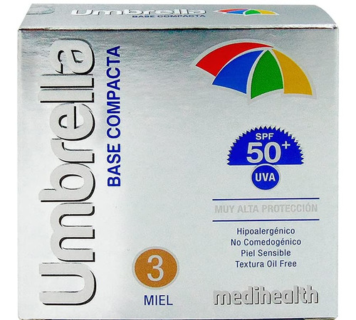 Foto Protector Spf 50+ Umbrella Base Compacta Tono Miel