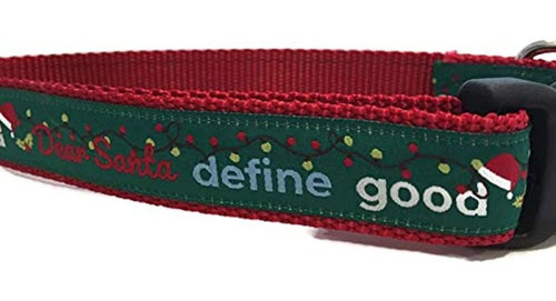 Collar De Perro De Navidad, Diseño Canino, Copos De Nieve,