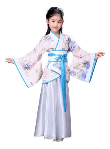 Vestido Hanfu De La Antigua Princesa China Para Niña