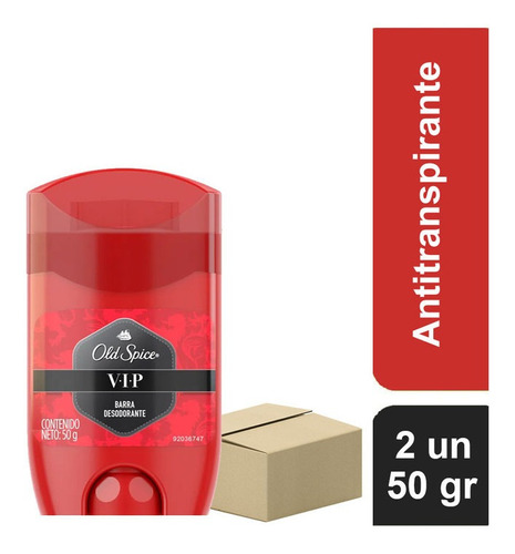 Desodorante En Barra Old Spice Vip 2un X 50 Gr