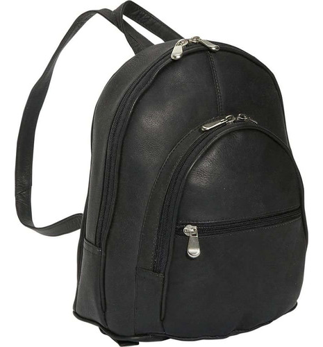 David King & Co. Mochila Con Doble Compartimento, Negro,