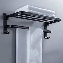 Comprar Repisas Flotantes Para Baño Toallero De Pared Con Barra