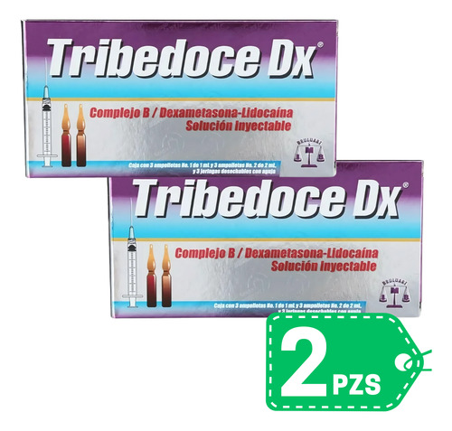 Tribedoce Dx Inyectable - Complejo B + Dexametasona 2 Pzas
