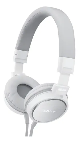 Audifonos Sony Mdr-zx600/whi, Plegables, Livianos Color Blanco