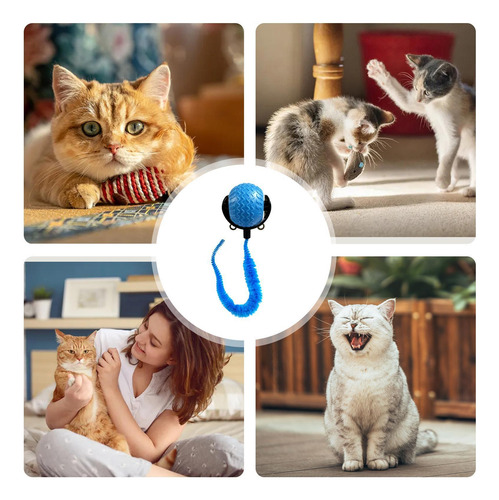 Bolas Para Gatos Iluminadas Bola Rodante Automática Para Gat