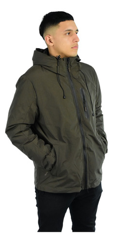 Campera Impermeable Hombre Desmontable Nieve 2 En 1 Hhp 6012