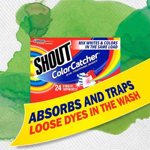 Toallitas Para Lavadora Para Proteger Ropa Color Shout 24pzs