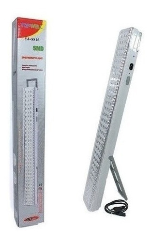 Lampara De Emergencia Luz Led Recargable 24 Horas 90 Led Smd Color Blanco