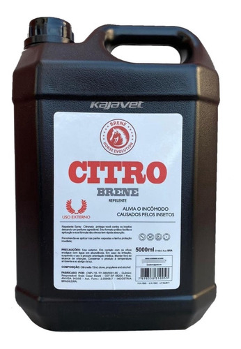 Repelente De Citronela C/ Pulverizador - Citro Brene 5l