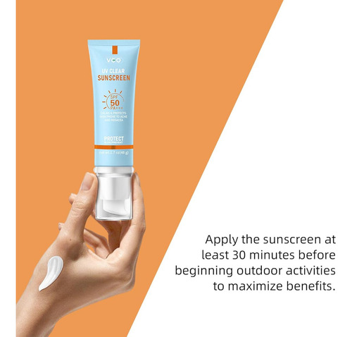 Protector Solar Hidratante Para El Rostro Vgo Spf 50 50ml