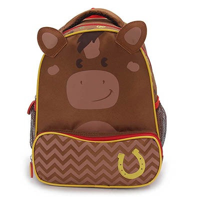 Mochila Infantil Seanite Bichinhos - Marrom