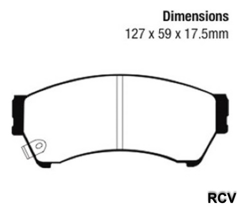 Balatas Disco  Delantera Para Lincoln Mkz   2011