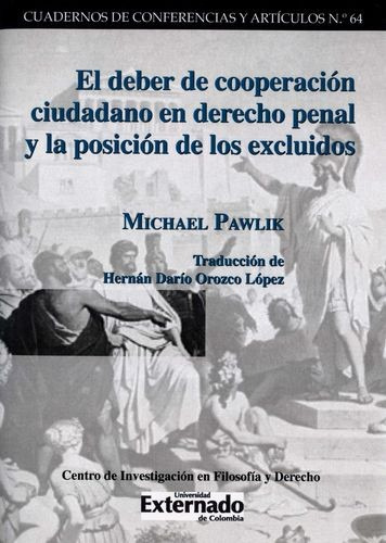 Libro Deber De Cooperación Ciudadano En Derecho Penal Y La