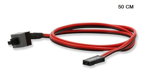 Imagen 2 de 4 de Botón Power/reset Para Mother Atx Con Cable Rig Minería