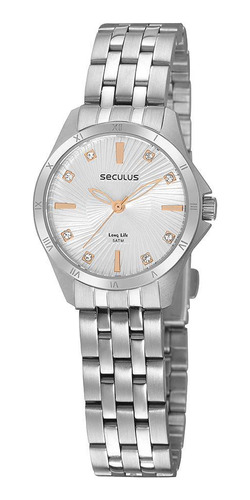 Relógio Feminino Seculus Prata 20986l0svna3