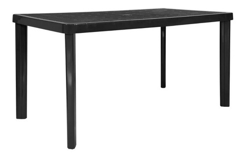 Mesa Pvc 140x75cm 6 Personas Para Patio Jardin Exterior Js