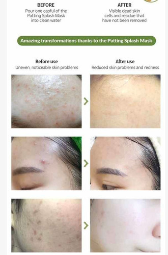 Blithe Patting Splash Mask Green Tea 150ml K-beauty Tipo de piel Toda piel