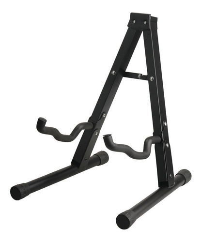 Soporte Para Guitarra, Material De Hierro, Negro, Plegable,