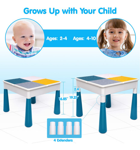 Mesa De Atividades Para Crianças Ocato Toddlers Com 2 Cadeir