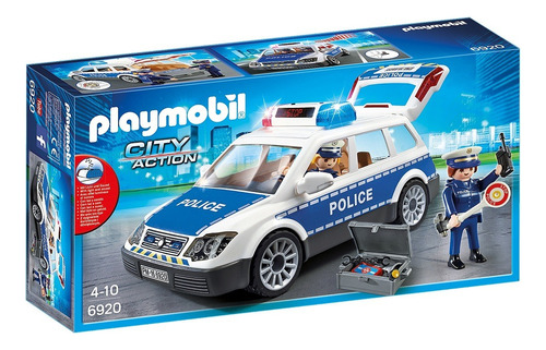 Playmobil 6920 City Action Coche De Policía Luces Original