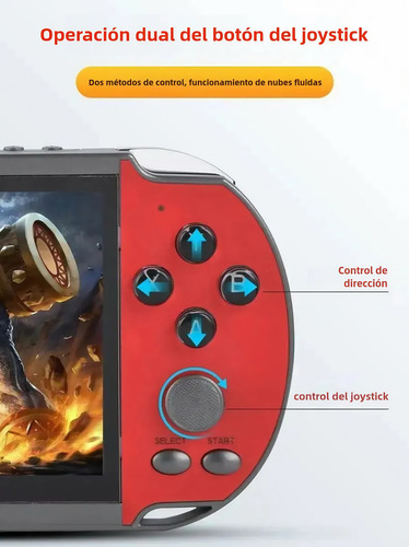 X7 Plus Dual Rocker Pantalla Grande Consola De Juegos De Man