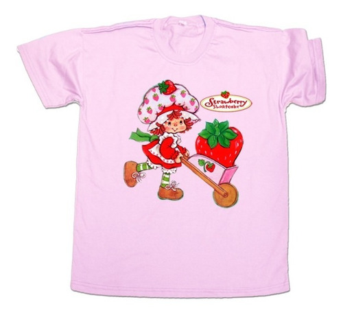 Imagen 1 de 2 de Remera Frutillita - Strawberry Cupcake 80´s Algodón
