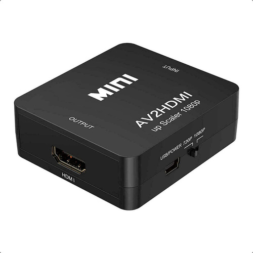 Two Pack 2 Adaptador Conversor Av Rca Análogo A Hdmi Digital