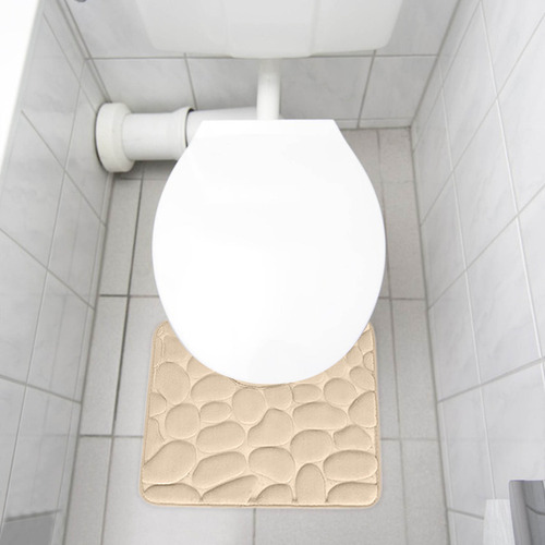N Juego De 4 Alfombras De Baño De Espuma Viscoelástica,