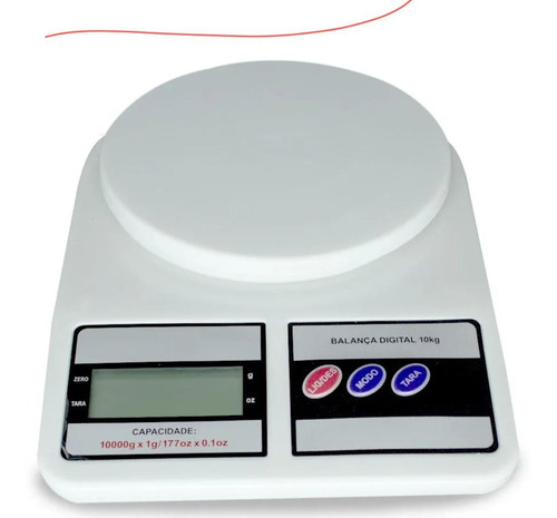 Imagem 2 De 2 De Balança De Cozinha Digital Electronic Sf-40 Capacidade máxima 10 kg Cor Branco