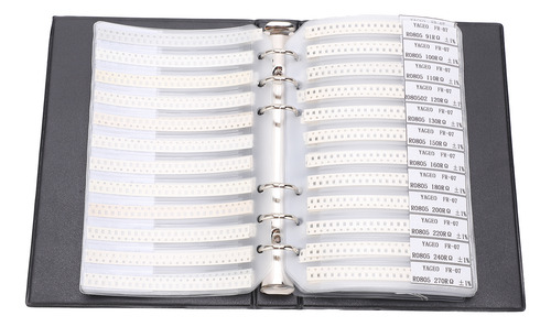 Libro De Muestras De Resistencias Smd, 4250 Piezas, Valor 17